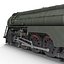 NYC Dreyfuss Hudson Steam Locomotive 3D Model