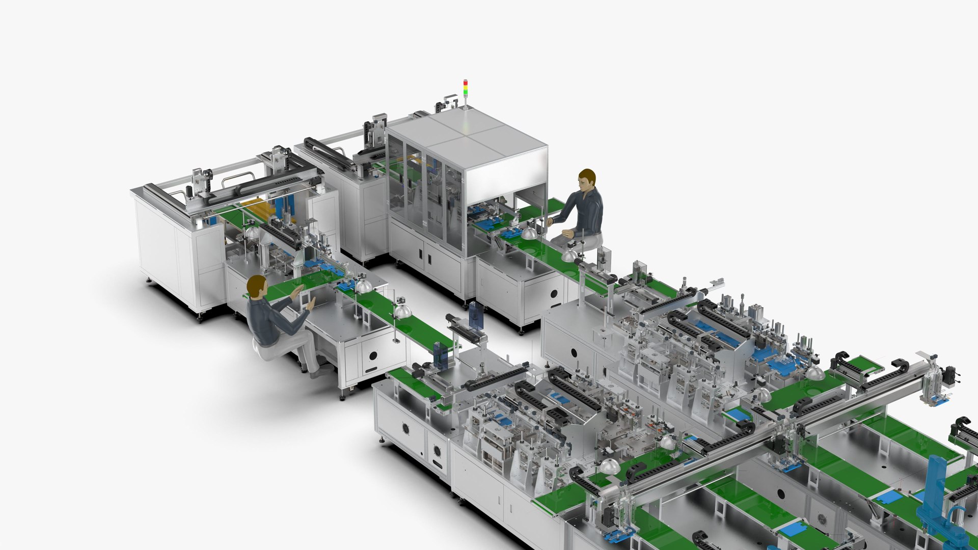 Automatic Soft Pack Battery Production Line 3D Model - TurboSquid 2239616