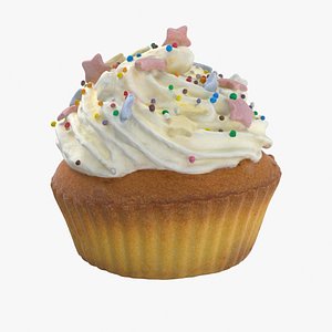 Muffin with Stars 3D model