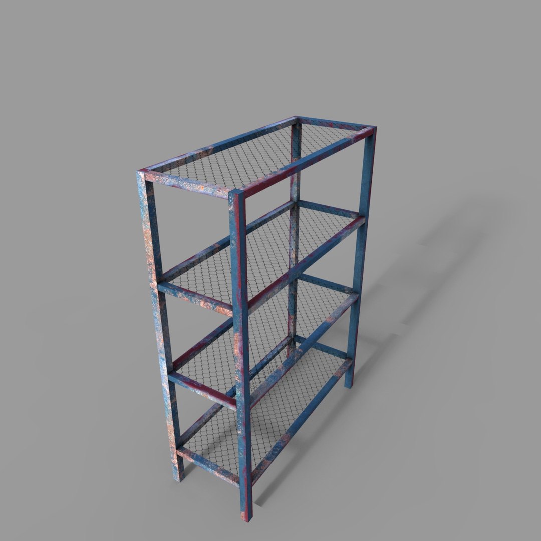 Metal Rack 3D - TurboSquid 1262743