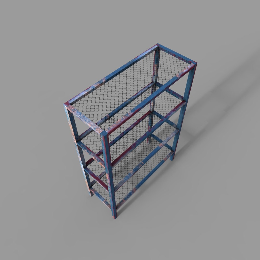 Metal Rack 3D - TurboSquid 1262743