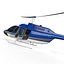 Bell 206B5 JetRanger Helicopter Rigged for Cinema 4D 3D