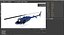 Bell 206B5 JetRanger Helicopter Rigged for Cinema 4D 3D