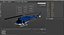 Bell 206B5 JetRanger Helicopter Rigged for Cinema 4D 3D