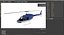 Bell 206B5 JetRanger Helicopter Rigged for Cinema 4D 3D