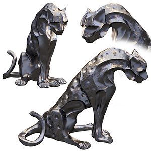 Design Toscano KY2408 Rampant Tranquility Jungle Jaguar Panther Statue