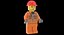lego construction workers 3D model