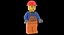 lego construction workers 3D model