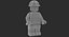 lego construction workers 3D model