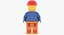 lego construction workers 3D model