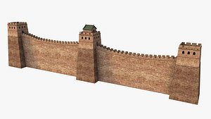 3D Great Wall of China model