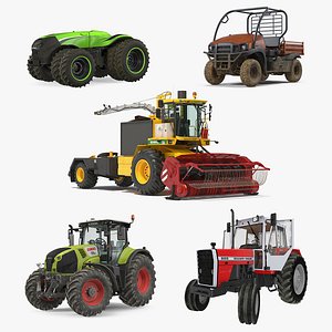 Rigged Farm Vehicles Collection