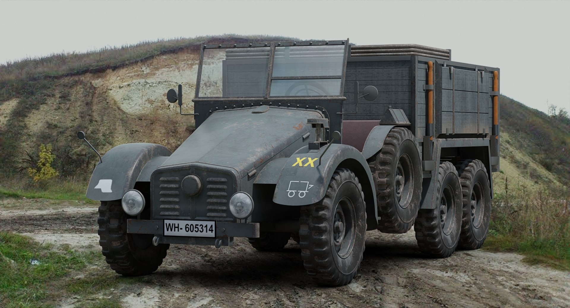 Krupp Protze Kfz 70 - Brickmania Toys