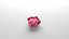 Fiore 3D animato rosa in fiore