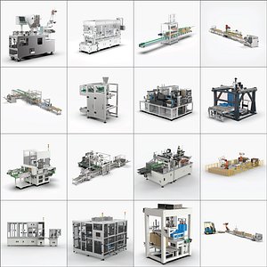 Collection of Industrial Packing Machine 3D