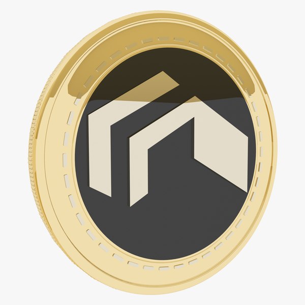 Bee Token Cryptocurrency Gold Coin model