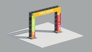 3D Exhibition Entrance Arch