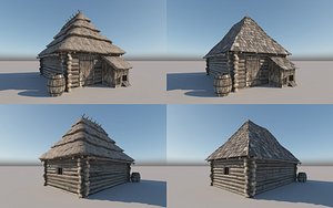 3D ready medieval europe house