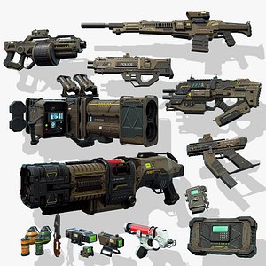 PBR SciFi Weapons v3