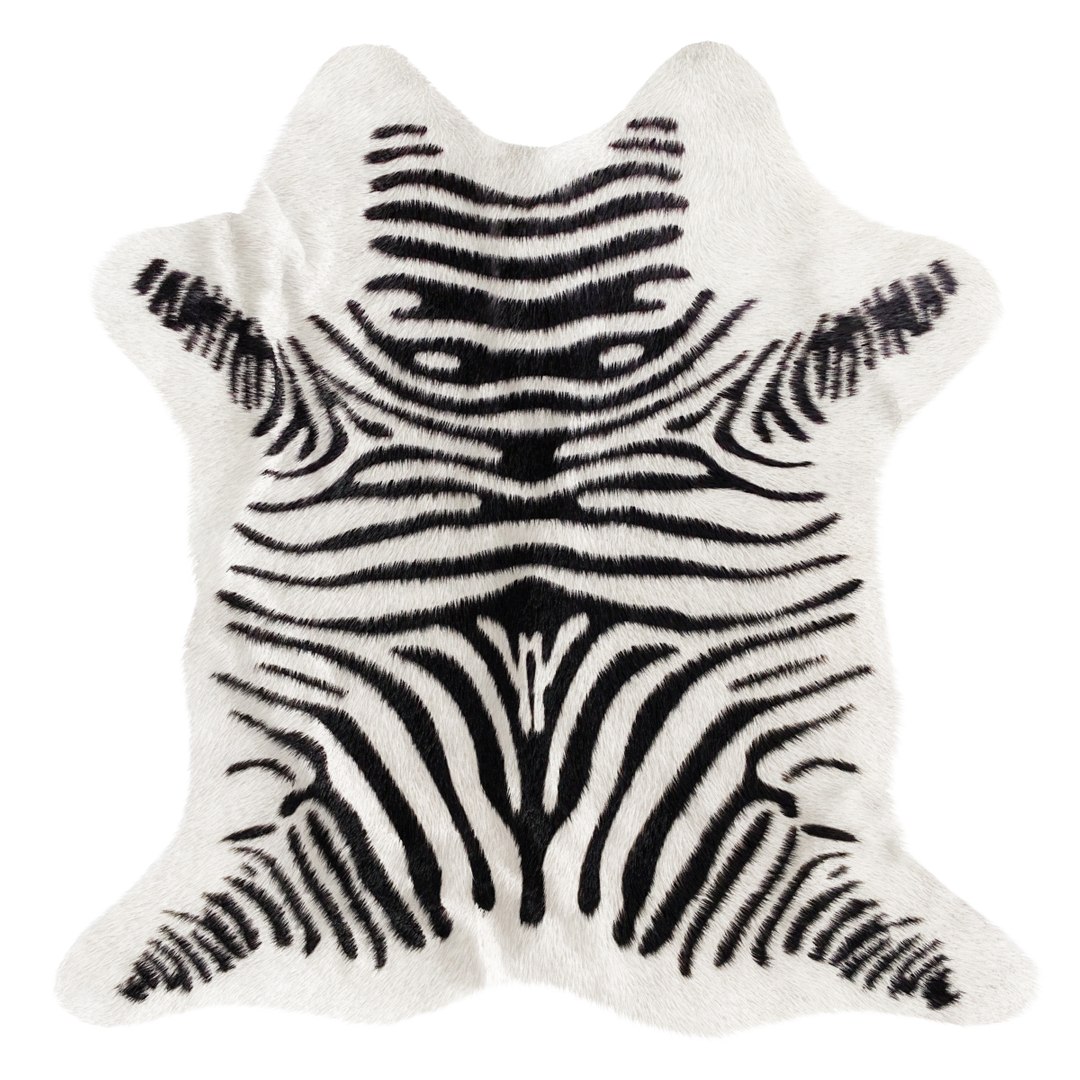 3D Cowhide Rug Zebra - TurboSquid 1842779