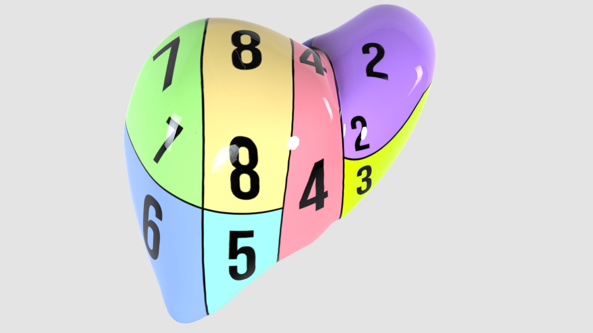 Human liver with segments 3D https://p.turbosquid.com/ts-thumb/JC/VneIdH/kN/6humanlivernumbersvar2/png/1640374609/1920x1080/fit_q87/e7807299e989b3b305eabbf466b1f6346388fef2/6humanlivernumbersvar2.jpg