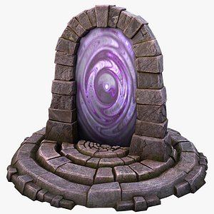 3D model Portal Arch Teleport to Dark Ender Land for Unreal and Unity1