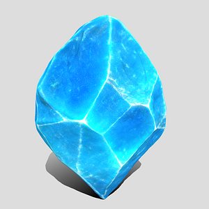 3D Blue Gem