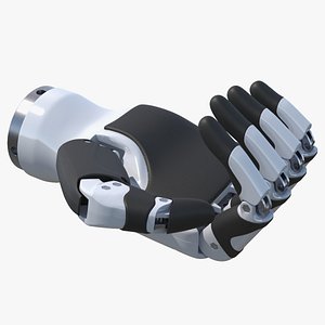 Dexterous Robotic Hand Right Rigged model