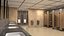 Public Toilet Interior Light 3D model