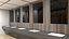 Public Toilet Interior Light 3D model