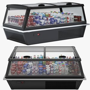 Refrigeration showcase 3D model