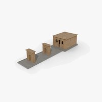 Temple of Debod Madrid - Ancient Egyptian Temple with Gateways - Templo de Debod