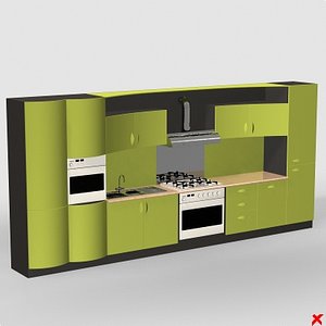 3ds max kitchen