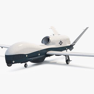 Northrop Grumman MQ-4C Triton Rigged 3D model
