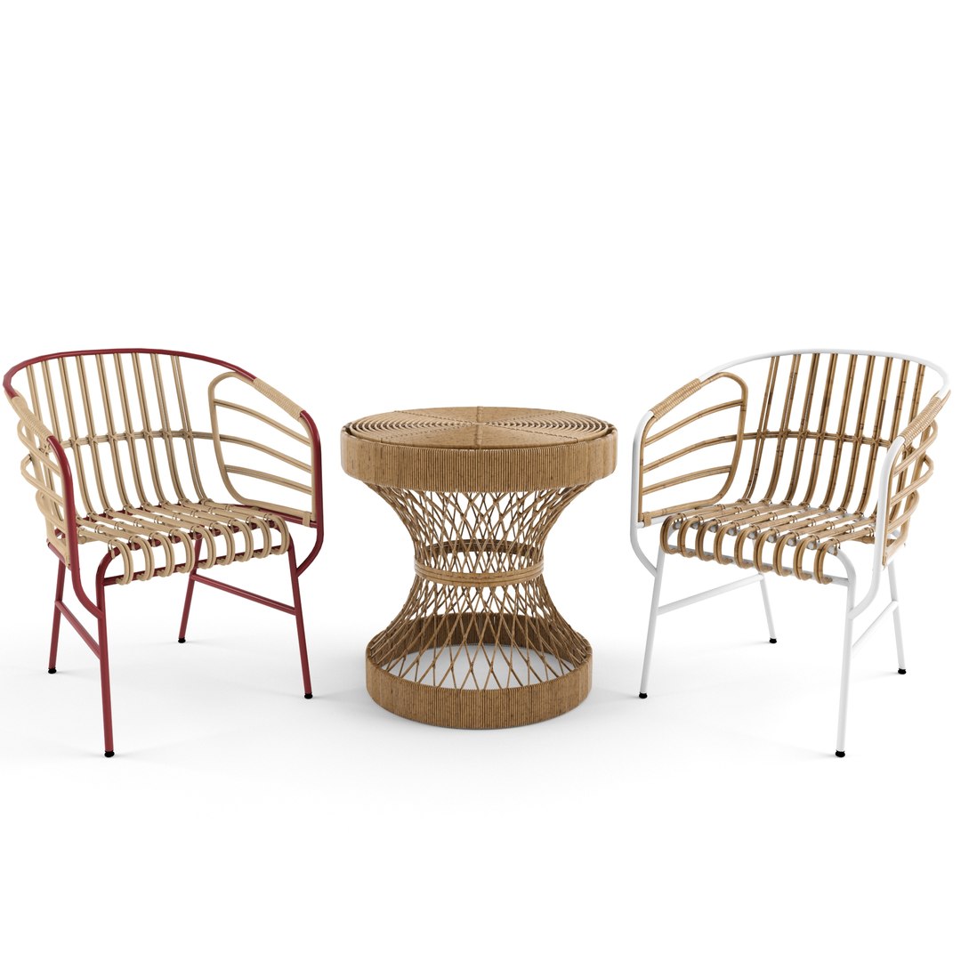 Raphia rattan nature 3D model - TurboSquid 1604861