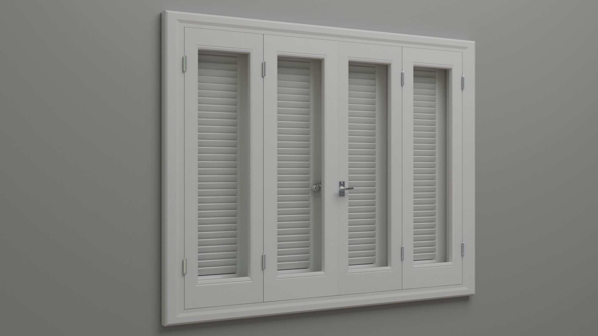 3D Shesh Wood Window Model - TurboSquid 1684387