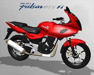 bajaj pulsar 220 bike obj