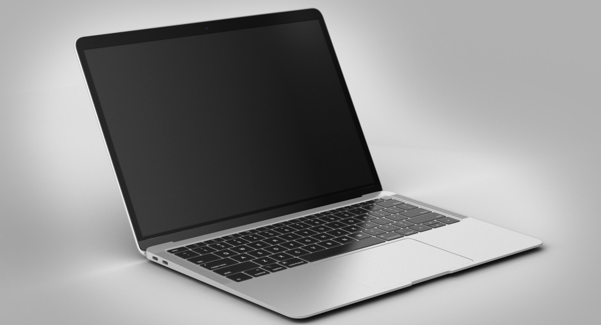 3D subnotebook silver notebook - TurboSquid 1379962