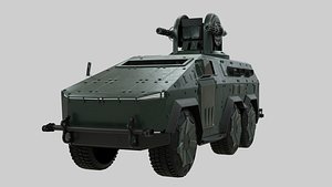 Army Cybertruck model
