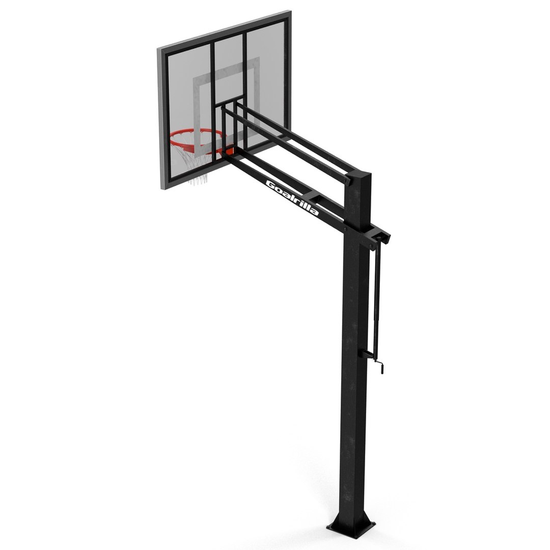 3d Basketball Hoop 4 Modeled Model