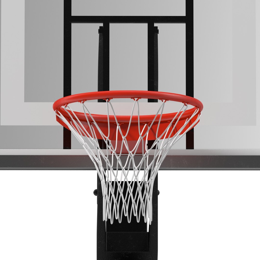3d Basketball Hoop 4 Modeled Model