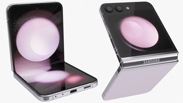 Samsung Galaxy Z Flip 5 Lavendel animiert 3D-Modell - TurboSquid