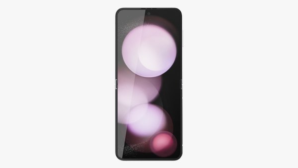 Samsung Galaxy Z Flip 5 ラベンダー アニメーション3Dモデル