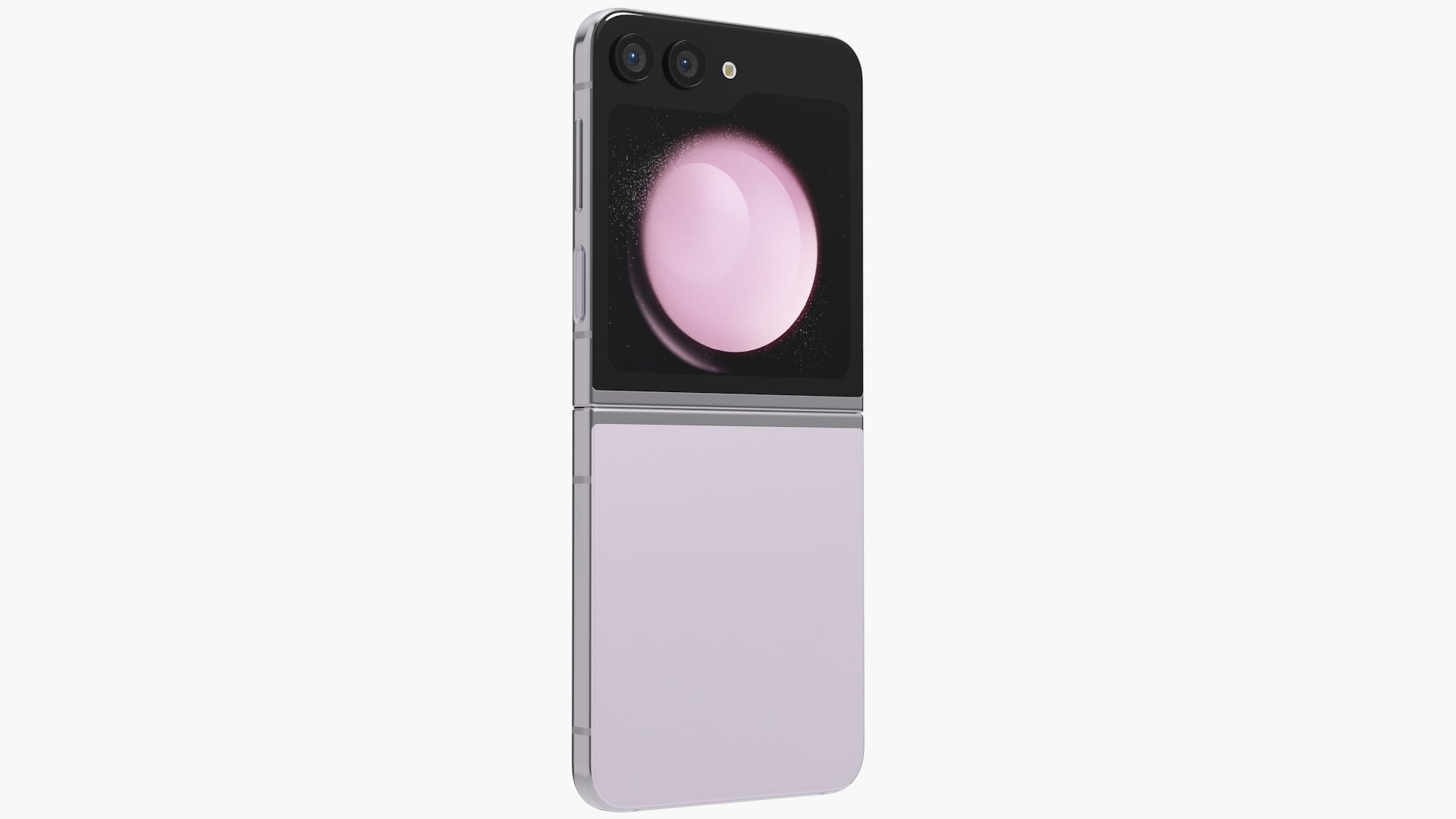 Samsung Galaxy Z Flip 5 Lavender Animated 3D Model - TurboSquid