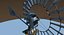 3D windmill wind model