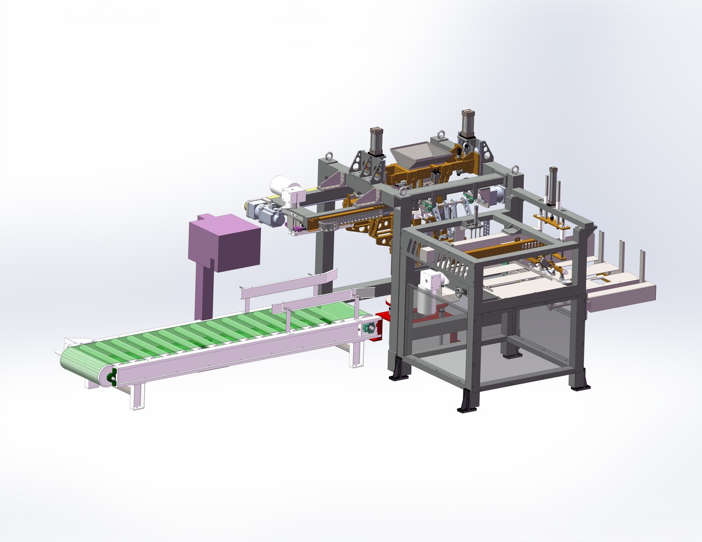 Automatic Rice Bagging Packaging Sewing Machine 3D Model - TurboSquid ...