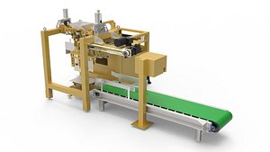 Automatic Rice Bagging Packaging Sewing Machine 3D model