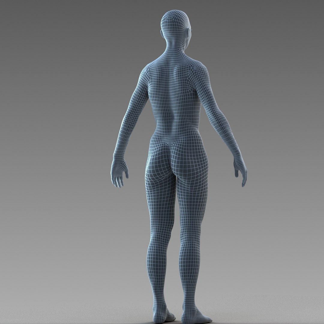 3d Model Female Body
