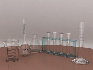 3ds max science lab vessels