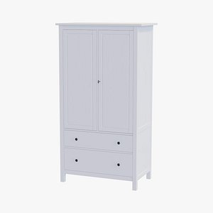 IKEA Hemnes Wardrobe 3D model